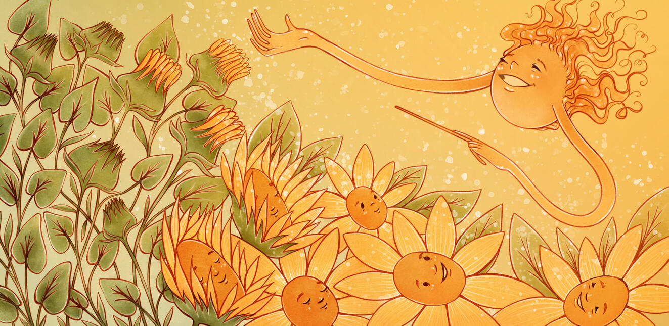 Daylight Concert Illustration for Uppercase Magazine Issue 58